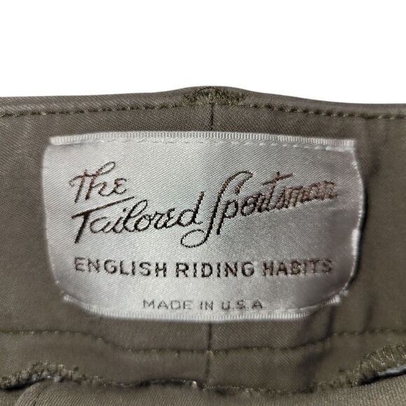 Brown and Black Ankle Cropped Riding Pants - Picture 6 of 6